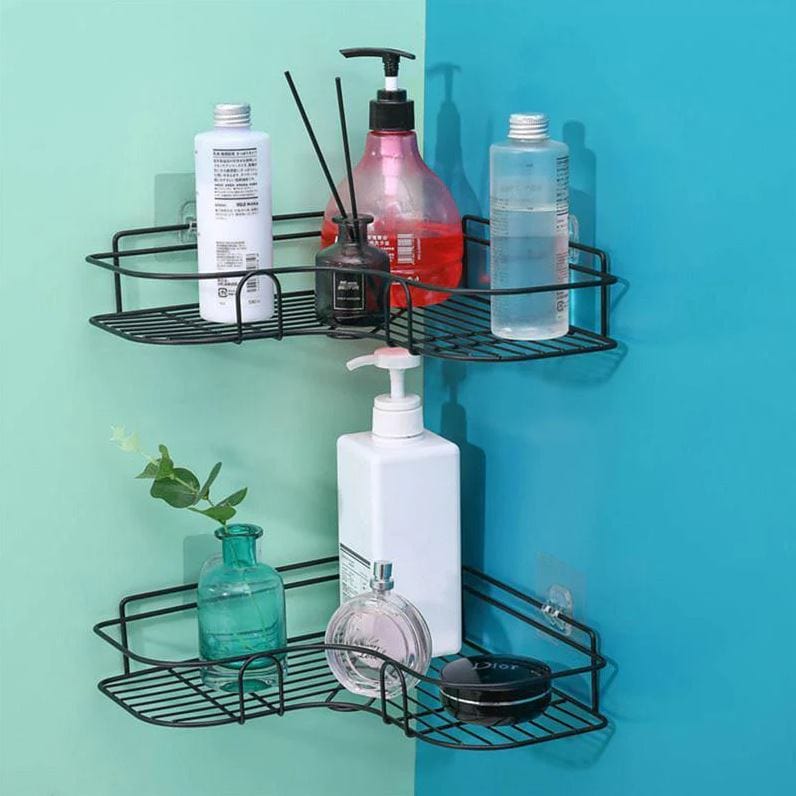 Cornerix™️Self Adhesive Metal Corner Storage Rack